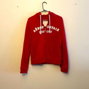 Aeropostale size large zip up hoodie